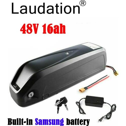 Laudation EBike Battery 36V 20Ah 48V 12Ah 16Ah Built-in Qriginal Samsung Battery For Bafang TSDZ2 Voilamart 750W 500W 350W Motor