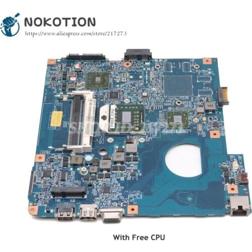 NOKOTION For Acer aspire 4551 4551G Laptop Motherboard 48.4HD01.031 MBPU501001 HD4200 DDR3 Socket S1 Free CPU