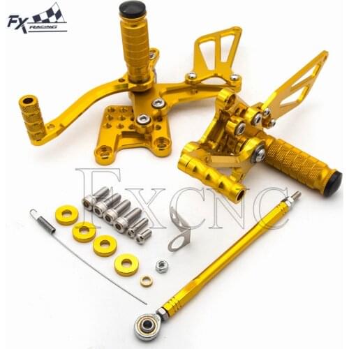 For Suzuki SV650 SV1000 1998-2014 Motorcycle Foot Pegs Pedal Rearset Rear Set Footrest GSXR 600 1000 750 K1-K4 GSXR750 96-05