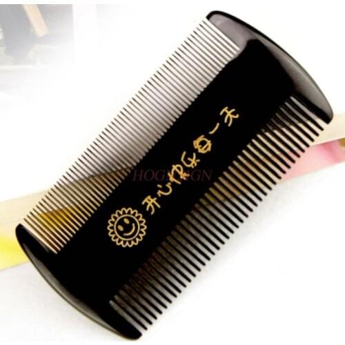 Dandruff comb Authentic Natural Yak Horn Combs Scorpion Dense Teeth Anti Static Hair Loss Encryption Dandruff Comb For Female