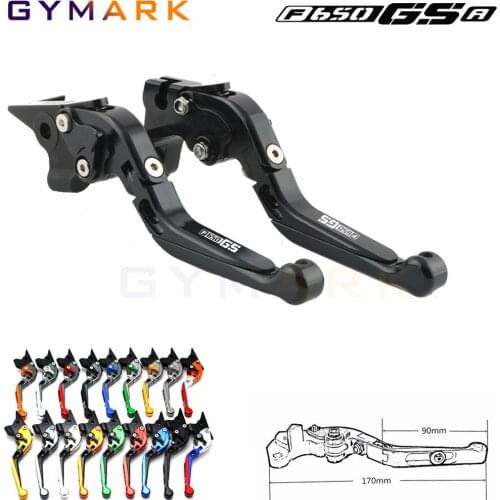 Motorcycle Adjustable Extendable Folding Brake Clutch Levers For BMW F650GS ABS 2000-2005 F 650 GS 2008 2009 2010 2011 2012