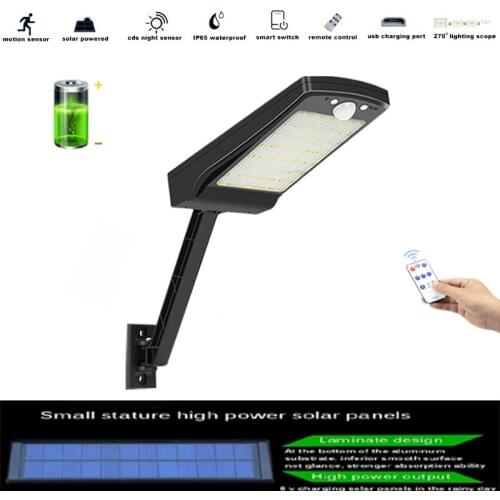 KDL Led-Solar-Garden-yard-Lamp Outdoor Gutter Rotable Ip65 Waterproof remote control PIR-Motion-Sensor Wall-Fence-Light