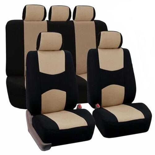 Full Set Universal Auto Seat Cover 9PCS Fit Most Styling Car Seat Covers Car Interior protctor Ventilation and dust 2016