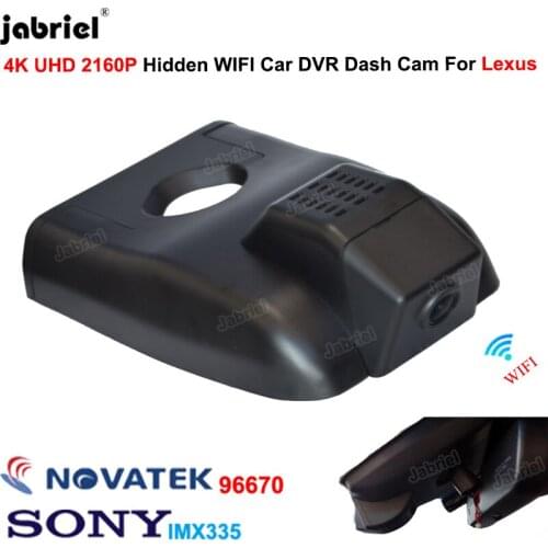 4K 2160P Wifi Car DVR Dash Cam Camera Driving Recorder for Lexus rx350 rx300 rx330 rx450h Lexus rx400h 2010 2015 2016 2017 2020