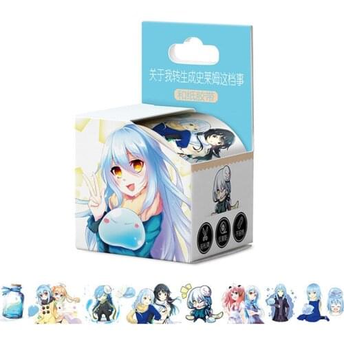 10 boes/lot Anime Slime tape TOY That Time I Got Reincarnated as a Slime Washi Tape Paper Hand account sticker toy gift