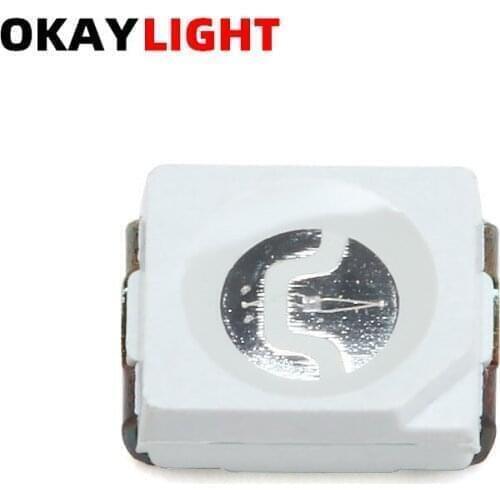 100PCS 3528 PLCC2 Emerald green 515-525nm 1300mcd@20mA 2.8V-3.4V height 1.4MM