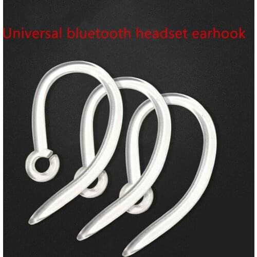 2pcs Bluetooth Earphones Transparent Silicone Ear Hook Loop Clip Earloop for Bluetooth Headset 19/21/23mm Airpods Accessories