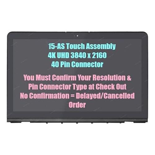 858712-001 4k LCD Touch Screen Assembly For HP 15-AS Infra Red Camera Buy Infra Red Camera