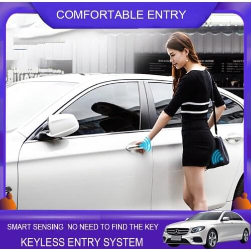 Car door handle for Mercedes Benz W205 W213 GLC intelligent remote keyless entry system central locking exterior door boel loc05