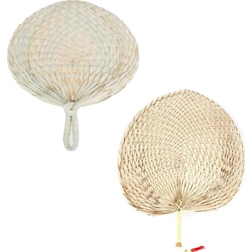 Baby Mosquito Repellent Fan Summer Manual Straw Hand Fans Palm Leaf Mini Home Bamboo Dance Portable Gift Party Wedding Supplies