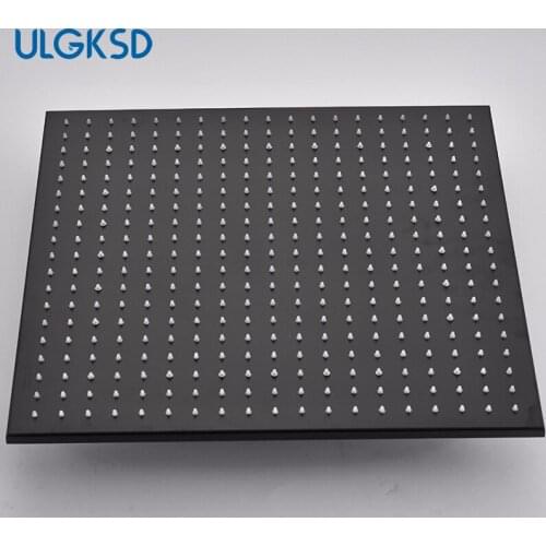 Ulgksd Bathroom Shower Head 8''/10''/12''/16''20'' Oil Rubbed Bronze shower faucet Bath Rainfall Shower heads para bathroom