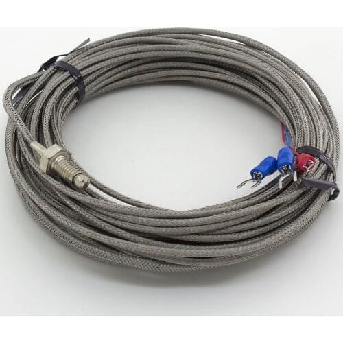 FTARB01 PT100 10m cable bolt M6 thread head RTD screw temperature sensor