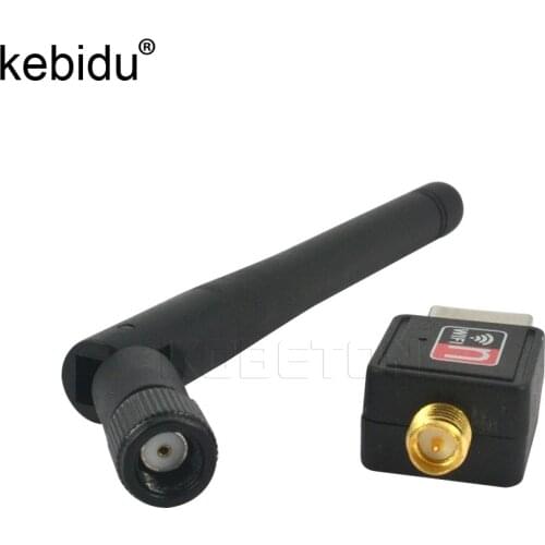 Kebidu 150M USB WiFi Wireless PC wifi adapter antenna Computer Network Card 802.11n/g/b LAN with Antenna Computer Accessories