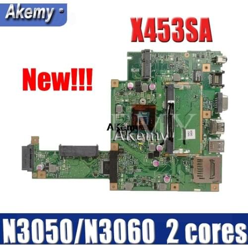 Amazoon X453SA Laptop Motherboard For Asus X453S X453SA X453 F453S Mainboard test 100% OK N3050/N3060 2 cores