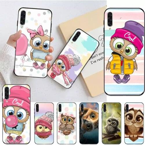 Cute cartoon animal Owl Phone Case For Samsung Galaxy J2 J4 J5 J6 J7 J8 2016 2017 2018 Prime Pro plus Neo duo