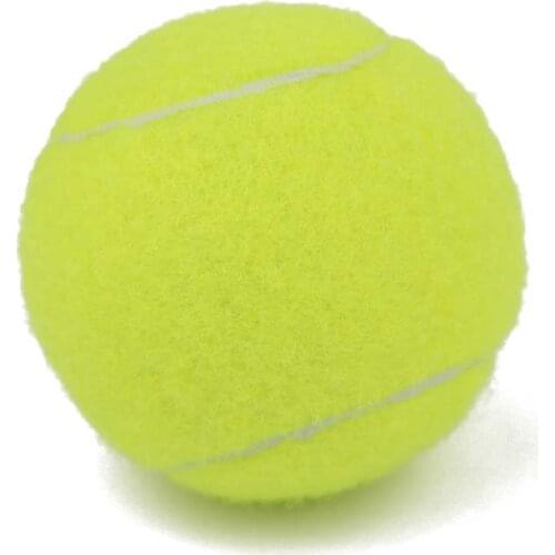 2pcs Professional Reinforced Rubber Tennis Ball Shock Absorber High Elasticity Durable Training Ball for Club School Training