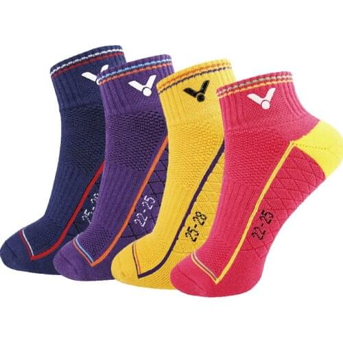 3 Pairs badminton socks for men women non-slip cotton towel bottom thick sports sock deodorant female male socks for sport free