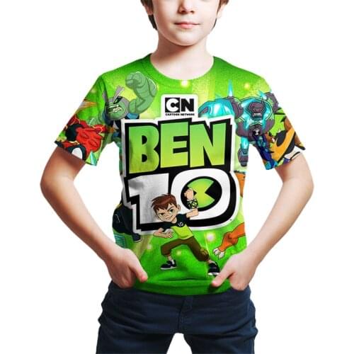 New 2021 Summer Ben Boy Girl Kids Fashion Men Women Children 3D Print T Shirt Short Sleeve Casual Cool Tops Tee