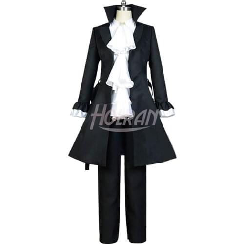 New Bungou Stray Dogs Cosplay Ryunosuke Akutagawa Anime Cosplay Clothing Bungo Stray Dogs M Suits Men school uniform coat outfit