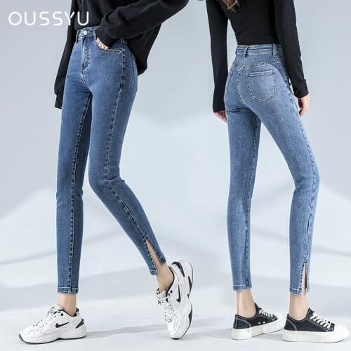 Женские джинсы стрейч OUSSYU China At AliExpress