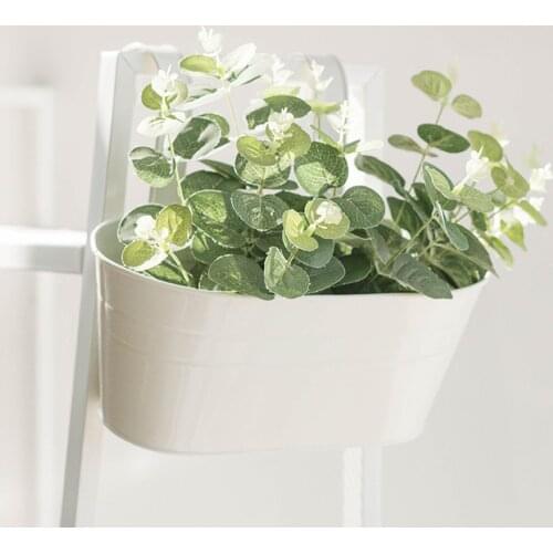 Hanging Flower Pots Large Capacity for Balcony Planters Garden Plant Deck
