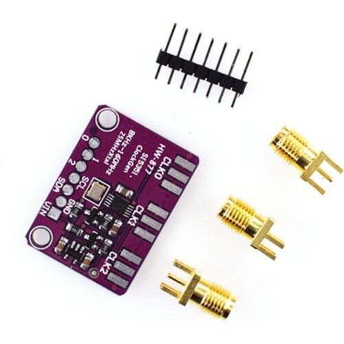 DC 3V-5V CJMCU-5351 Si5351A Si5351 I2C Clock Generator Breakout Board Module Signal Generator Clock 8KHz-160MHz
