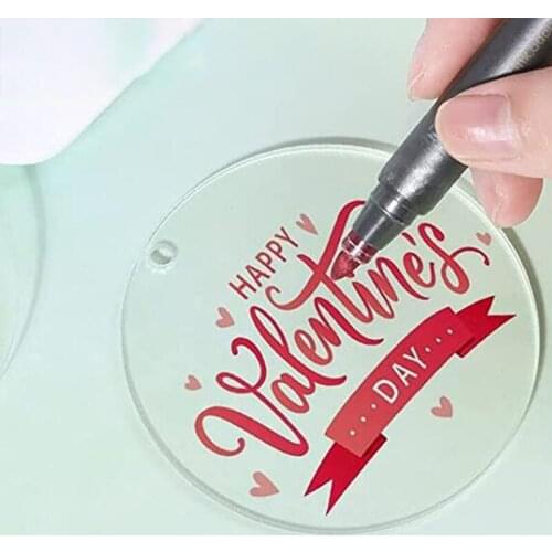 Diameter 7.5cm Clear Acrylic Keychain Blanks 30 Pcs Clear Round Acrylic Ornaments with Hole Used to Make Key Chains Acrylic