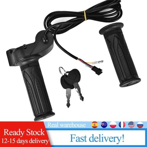 Potencia mtb bicycle handlebar removal 24/36/48/60/72V LED Digital Meter Electric Bike Scooter Throttle Grip Handlebar