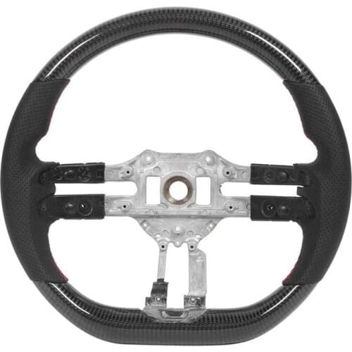 Custom Carbon Fiber Steering Wheel Nappa Perforated Leather Fit for Mercedes-AMG 2021+ Steering Wheel Replacement