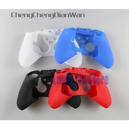 ChengChengDianWan Silicone Gel Rubber Case Skin Grip Cover For Xbox One XBOXONE Elite Controller Silicone Case 5pcs