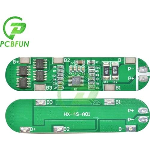 1pc 4S 6A Li-ion Lithium Batterie 3.7v 18650 Charger Battery Protection Board Short Circuit Overcharge Over-discharge Protection