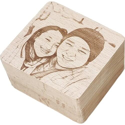 Handmade wind up photo gift, custom engraved music box,personalized gift, custom photo gift birthday wedding anniversary gifts