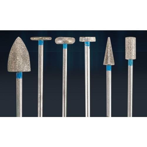 20pcs Dental Diamond Burs Drill Dia-burs Polishing Smoothing Whitening Product For HP2.35mm