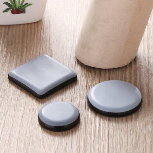 4pcs Furniture Slider Pad Table Bases Protector Chair Leg Feet Coaster Carpet Ground Magic Moving Anti-abrasion Floor Mat