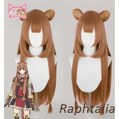 【Anihut】Tate no Yuusha no Nariagari Raphtalia Wig with EARS The Rising of the Shield Hero