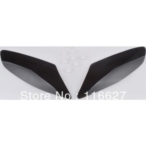 Freeshipping Dark Smoke Headlight Lens Cover Shield for 2006-2007 Yamaha YZF R6
