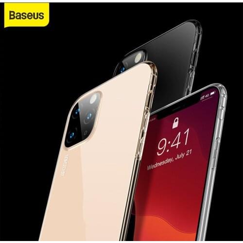 Baseus Case Cover For Iphone 11 Pro Max Soft Silicone TPU Case Shockproof Back Cover Coque For iPhone 11 Pro Max Phone Cases New