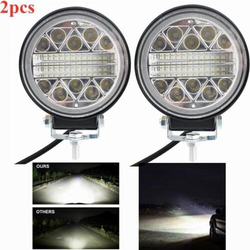 2pcs Led light bar 102W barra led 12V 24V led Car Light For 4x4 led bar offroad SUV ATV Tractor Trucks Fog Light Work Light