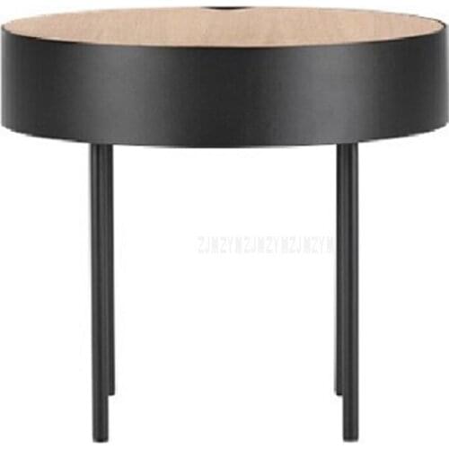 European Style Modern Round Tea Coffee Table Simplicity Creative Living Room Bedroom Corner Small Round Sofa Side Table 50cm