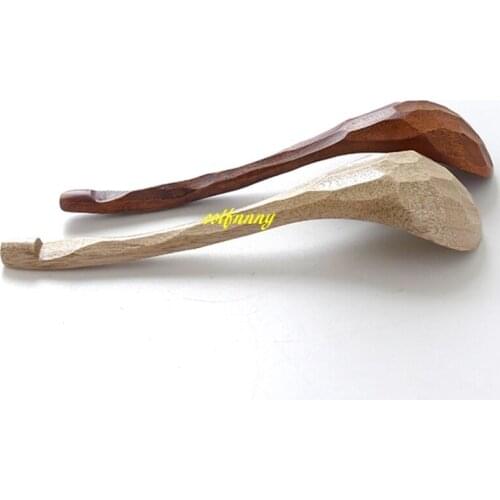 300pcs/lot 20x4.5cm Japanese Style Non-Stick Tortoise Shell Wood spoon Long handle big Wooden Spoon Soup Tableware