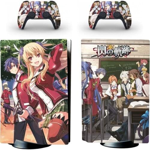 The Legend of Heroes: Trails of Cold Steel PS5 Disc Skin Sticker for Playstation 5 Console & 2 Controllers Decal Vinyl Skins