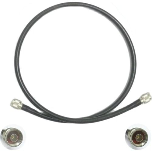 New N Male Plug to N Male Connector RG8 Jumper Cable adapter 100cm 1m high quality low loss