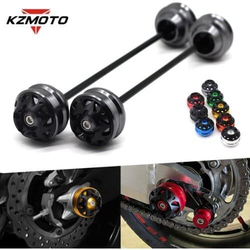 Motorcycle Front & Rear Axle Fork Crash Sliders Wheel Protector Falling Protection For DUCATI 1199 Panigale S R 1199 PANIGALE /R