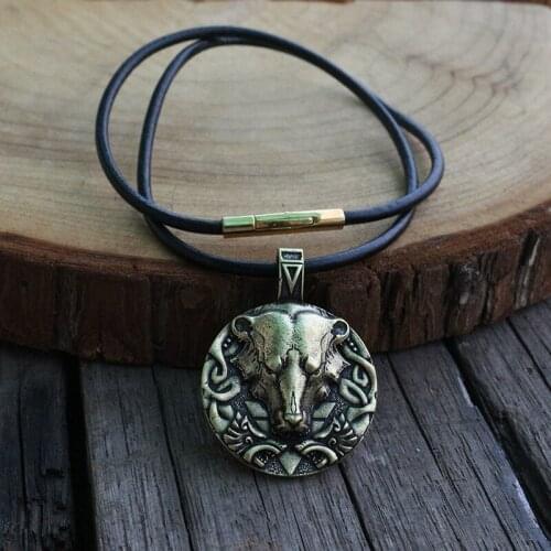 Viking bear paw pendant slavic norse men necklace