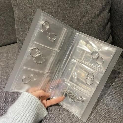 Transparent Jewelry Storage Book High Clear Small Plastic Gifts Jewelry Zip-Lock Bag Resealable Transparent Dropshipping