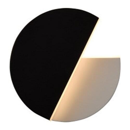 85v-265v LED wall lamps for Bedroom black and white wall lights for sitting room corridor modern wall lamp for home decoration