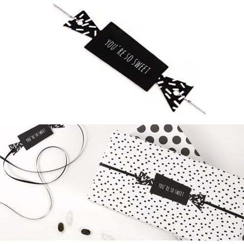 You are so sweet black 50pcs Label Packaging Decoration Tags Wedding Gifts Christmas Party Decor Scrapbooking DIY