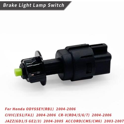 Car Auto Brake Stop Light Lamp Switch for HONDA ODYSSEY(RB1) CIVIC(ES1/FA1) CR-V(RD4/5/6/7) JAZZ ACCORD(CM5/CM6) 36750-S5A-J02
