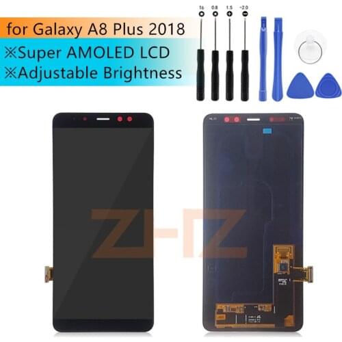 For Samsung Galaxy A8 Plus 2018 A730 LCD Display Touch Screen Digitizer LCD Display A8 Plus 2018 A730F A730F/DS Repair Parts