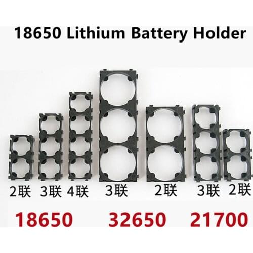 10/20PCS 2/3/4 18650 Battery Holder Radiating Shell Pack Plastic Heat Holder Bracket Battery Spot Welding Assembly DIY Assembly